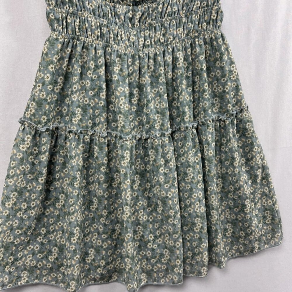 Altard State Dress Womens size Large Floral Baby doll Ditsy Tiered Peasant - Picture 4 of 4